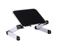 Vdual Leseständer Bookrest Kochbuchhalter für Küche und Büro-Buchständer Faltbar Einstellbare für PC Buch Tablet iPad Lehrbücher Steht Musicbook