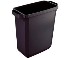 Durable Papierkörbe,Papierwannen und Zubehöre Abfallsammler DURABIN 60 - Recycled, Polypropylen, schwarz, 60 liters