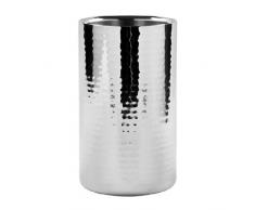 Fink KALAS Sektkühler/Weinkühler, Edelstahl, Silber, 19 x 11.5 x 19 cm