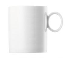 Thomas Loft - Set aus 6 großen Tassen mit Henkel,, 0,38 l, Weiß