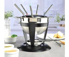 Fondue Set aus Edelstahl mit Pastenbrenner 24692