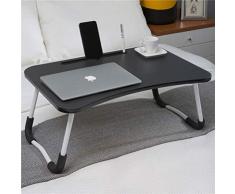 Laptoptisch Laptop Betttisch Faltbar Lapdesk Notebook Lese Tisch Stabiler Tragbarer Laptopständer für Frühstücks, Notebook, Bücher, Minitable, Bett Tablett 60 * 40cm