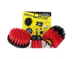 Drill Brush - Drill Pinsel Leistung Scrubber - Drill Aufsteckbürste für Reinigung - Strom Scrubber Drill Brush - Nylon Drill Brush - Grout Drill Brush - Drill Scrubber Befestigung - Drill-Pinsel-Set