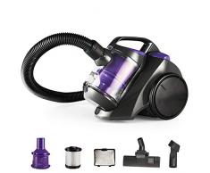 Balter Vento A1 Staubsauger, Beutellos, ohne Beutel, kompakt und leicht, HEPA-Filter, Lila