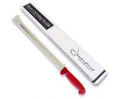 Schinkenmesser mit Schutzvorrichtung für Rechts- und Linkshänder (30 cm) - Ideal für Schwarzwälder, Serrano, Iberico, Pata Negra und Parma Schinken