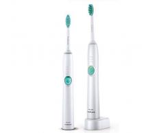 Philips Sonicare Easy Clean Elektrische Zahnbürste mit Schalltechnolgie HX6512/02, weiß, Doppelpack
