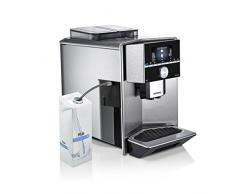 Siemens TZ90008 Milchadapter (für den Kaffeevollautomaten Siemens EQ.9, für nahezu jedes Milchbehältnis geeignet, spülmaschinengeeignet) schwarz