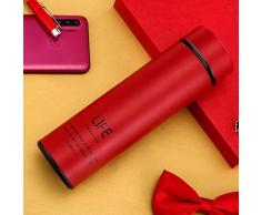 JZCXXJ Business Vakuum tragbare Edelstahl Thermoskanne Outdoor- Sportflasche Paar Geschenk Tasse Heißwasser Teebecher Junge Wasserkocher Travelcup