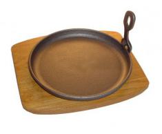 WAS 3520 220 Gusseisen Servierpfanne, 22cm Durchmesser, 2.5cm Hohe