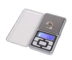 Mini Digitale Waage Taschenwaage Feinwaage Küchenwaage Schmuckwaage Schmuck Münzwaage Goldwaage mit LCD Bildschirm Elektronische Waage Pocket Scale 200g x 0,01g