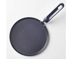 Typhoon 1400.984 Pfannkuchen/Crêpe-Pfanne, Carbonstahl, 24 cm, Schwarz, Karbonstahl