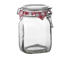 axentia Rocco Bormioli 292075 Fido Behälter Hermetischer Topf 1115 ml, Glas 1St, Transparent
