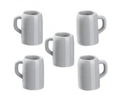 5er Pack Streudeko Mini Maßkrüge