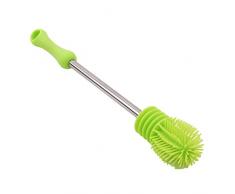 SEVENHOPE Silikon Kopf Milchflasche sauber Pinsel, Kaffeetassen, Sportflaschen Pinsel