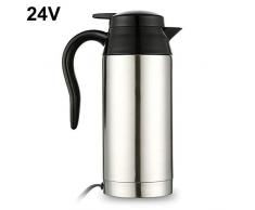 12V/24V Tragbare Espressomaschine Elektrische Kaffeemaschine Automatische Kaffeekapselmaschine Wasserkocher Auto Edelstahl Elektrische Smart Wasserbecher Für Reisen Outdoor Camping Hause Büro, 750ml