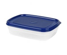 Emsa Frischhaltedose SUPERLINE, 1,0 Liter, rechteckig, blau, Plastik, 1 L