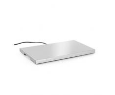HENDI Warmhalteplatte, Basis isoliert, heizt automatisch auf 95°C, Zum warmhalten und in Kombination mit HENDI Thermboxen Kitchen Line GN 1/1 und größer, 230V, 190W, 530x325x(H)30, Aluminium