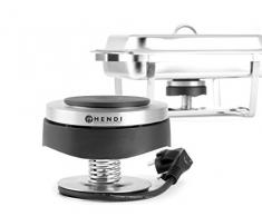 HENDI Chafing Dish Brenner, geeignet für HENDI Chafing Dishes 470008-475201-470206-471005, Speisenwärmer, Warmhaltebehälter, 230V, 500W, ø130x(H)100mm