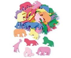 Knorr Prandell 4–5 cm Tafelbesteck Schaumstoff Gummi Tiere, Mehrfarbig