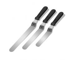 GA Homefavor Konditor Torten Winkelpalette Set, 10 Streichmesser, 8 Tortenmesser, 6 Glasurmesser, Professionelle Kuchen Dekorieren Werkzeuge