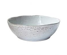 Canju Küchengeschirr/Geschirr/Outdoor/Camping Geschirr Stil Keramik Obstsalat Ramen Suppe Nudelschüssel Mikrowellengeeignet Retro Mischen Servieren Kochschüsseln 8,4 Zoll