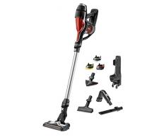 Rowenta RH9253 Air Force 460 Akkusauger | Stab-und Handstaubsauger in Einem | Hohe Saugleistung | LED-Leuchten | Viel Zubehör | Kabellos | Beutellos | Tierhaar | Auto | schwarz/rot