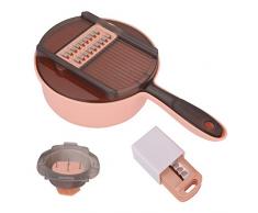 Cabilock Gemüseschneider Cutter Multifunktionale Mandolinenschneider Käse Gemüse Julienne Schäler für Küchenkäse Zitrus Zitrone Limette Ingwer Schokolade Früchte (Zufällige Farbe)