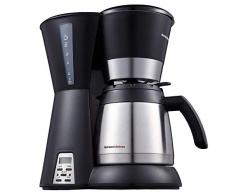 Bonsenkitchen Programmierbare Kaffeemaschine mit 8-10 (1.2L) Tassen Thermoskanne, Thermische Edelstahl Filterkaffeemaschine mit Timer-Funktion, Wasserstandsanzeige und Tropfschutzsystem (CM8761)