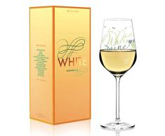 RITZENHOFF White Weißweinglas von Kathrin Stockebrand, aus Kristallglas, 360 ml, mit edlen Platinanteilen