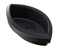 HAN 1834-14, Papierkorb KLASSIK, Schick, Elegant und Praktisch, Extra Stabil mit Griffmulden, 30 Liter, blau