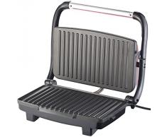 Rosenstein & Söhne Panini Grill: Panini-, Sandwich- & Kontaktgrill CG-2510, 1.000 W (Tischgrill)