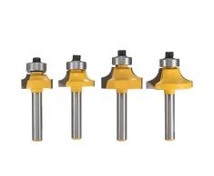 XY-YZGF 1/4 Filet-Messer Blatt Fillet Allgemeine Grade Alloy Filiermesser Trimmerkopf 1/4 * 1/4 Gelb Holz Rasur Werkzeuge (Größe: Filiermesser 1/4 * 1/4)