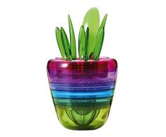 10 in1 Obstsalat Maker Zitronen Presse Apple Cutter Grapefruitpresse Apfelteiler Ingwer Reibe Avocado Löffel Früchtegäbelchen Multi Küchenwerkzeug