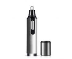 JIAJU Nasenhaartrimmer - Male wiederaufladbare Nase Haarentferner Männer elektrische Rasur Nase Gerät Zerkratzte Nase Haarschere Dame