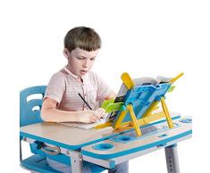 DUBENS Leseständer Buchstützen für Kind, Kochbuchständer Halterung tragbar Lesen Kochbuchständer Halterung Verstellbarer Ständer für Kochbuch Lesen Passform Studie lehrbüchern ipad-Halterung