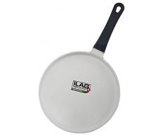 MaxxGoods Crepes-Pfanne in Premium Qualität für Induktion und 1 Monat Geldzurückgarantie (Ø 25cm (weiß))