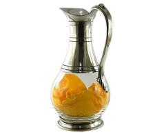 Weinkaraffe aus Glas und Zinn geblasen. von großer Bedeutung. durch italienische Handwerkskunst me.qualità gemacht