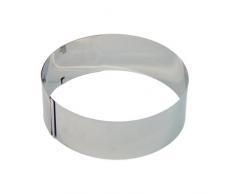 axentia Tortenring in Silber, rostfreie Tortenform aus hochwertigem Edelstahl, stufenlos verstellbare Backform, Torten-Backform bis im Durchschnitt ca. 30 cm