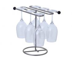 Dartington Crystal Abtropfständer für Gläser, silberfarben