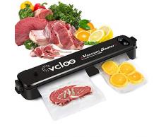 Lebensmittel Vakuumiergerät Vcloo Folienschweißgerät Vakuumierer für die Lebensmittelkonservierung Trockene und feuchte Lebensmittelmodi, Lebensmittel bleiben bis zu länger frisch