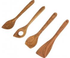 Wenco Kochlöffel aus Olivenholz, Spitz, Olivenholz, Holz, 541626