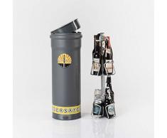 BIERSAFE: Der kleine Bruder. Kühler für 8X Bierflasche. ERD-Kühlrohr ohne Strom - Cooles Bier-Geschenk!