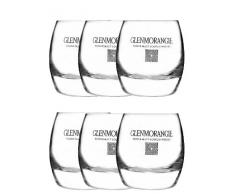 6 Glenmorangie Whiskygläser Tumbler,Whisky Gläser,Whiskey Glas,Longdrink,NEU