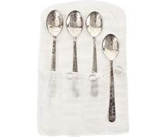 Hoff Interieur SILBERLÖFFEL Bistro 4 TEILIGES Set HOFF9698