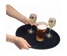 Genware gg1100blk gengrip Tablett, rutschfest, rund, 27,9 cm schwarz