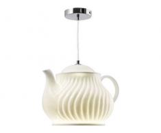 Pfiffig-Wohnen Die Kaffeekanne als lustige Küchen - Hängelampe