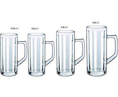 6 Bierseidel Reno Optik in versch. Größen erhältlich - geeicht Größe 0,3L geeicht