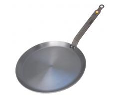 DE BUYER Crepe Pfanne, Edelstahl, Silber, 26 cm