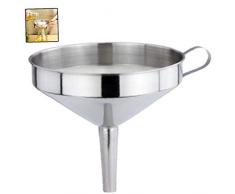 AMOYER Edelstahl-Trichter Nesting Ätherisches Öl Gewürze Flasche Parfüm Trichter Für Küchen Bonus Einer Reinigungsbürste