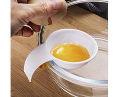 Eiertrenner für Zuhause, Küche, Küchenhelfer, Küchenhelfer, Küchenhelfer, weißes Eigelb, mit feststehendem Silikonhaken